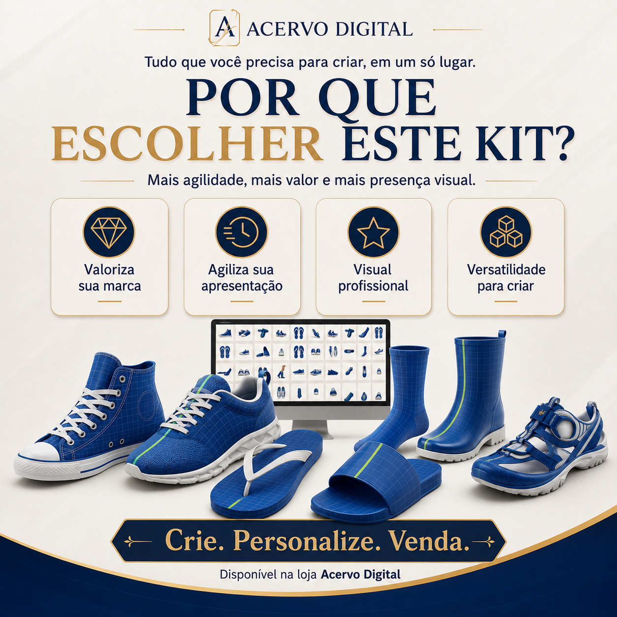 Kit com 37 Mockups de Calçados e Meias — Arquivos Editáveis em TIF - Imagem 6